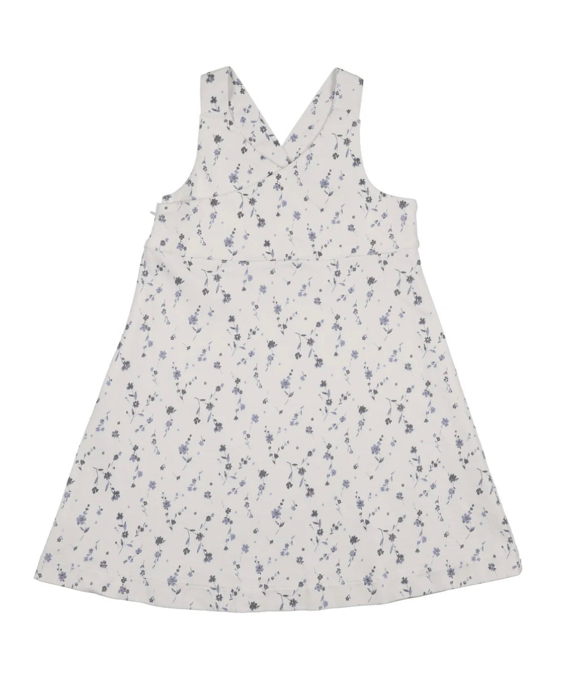 Blue Floral Patch jumper Set