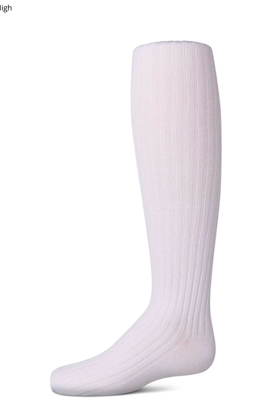 GIRLS | RIBBED SOCK | KNEE HIGH | 3PACK | WHITE