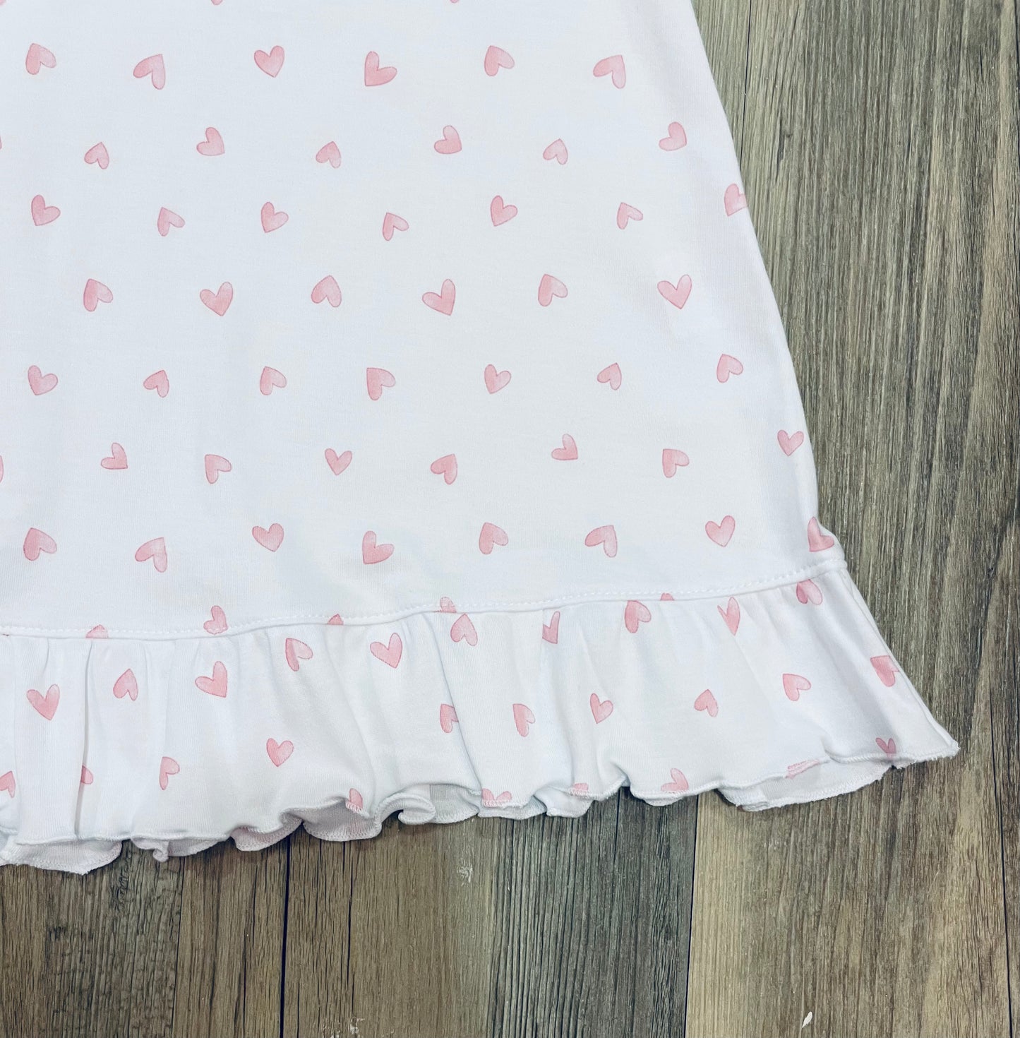 Festive Hearts Pajama Dress