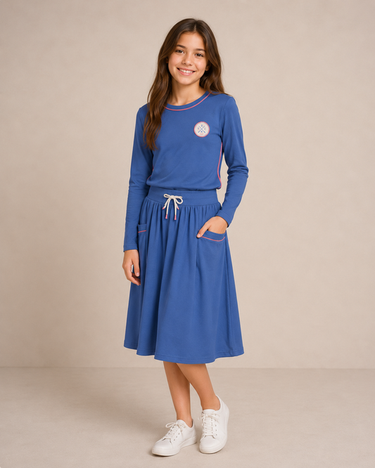 BLUE BOAT CREW SET 3/4 SLEEVE