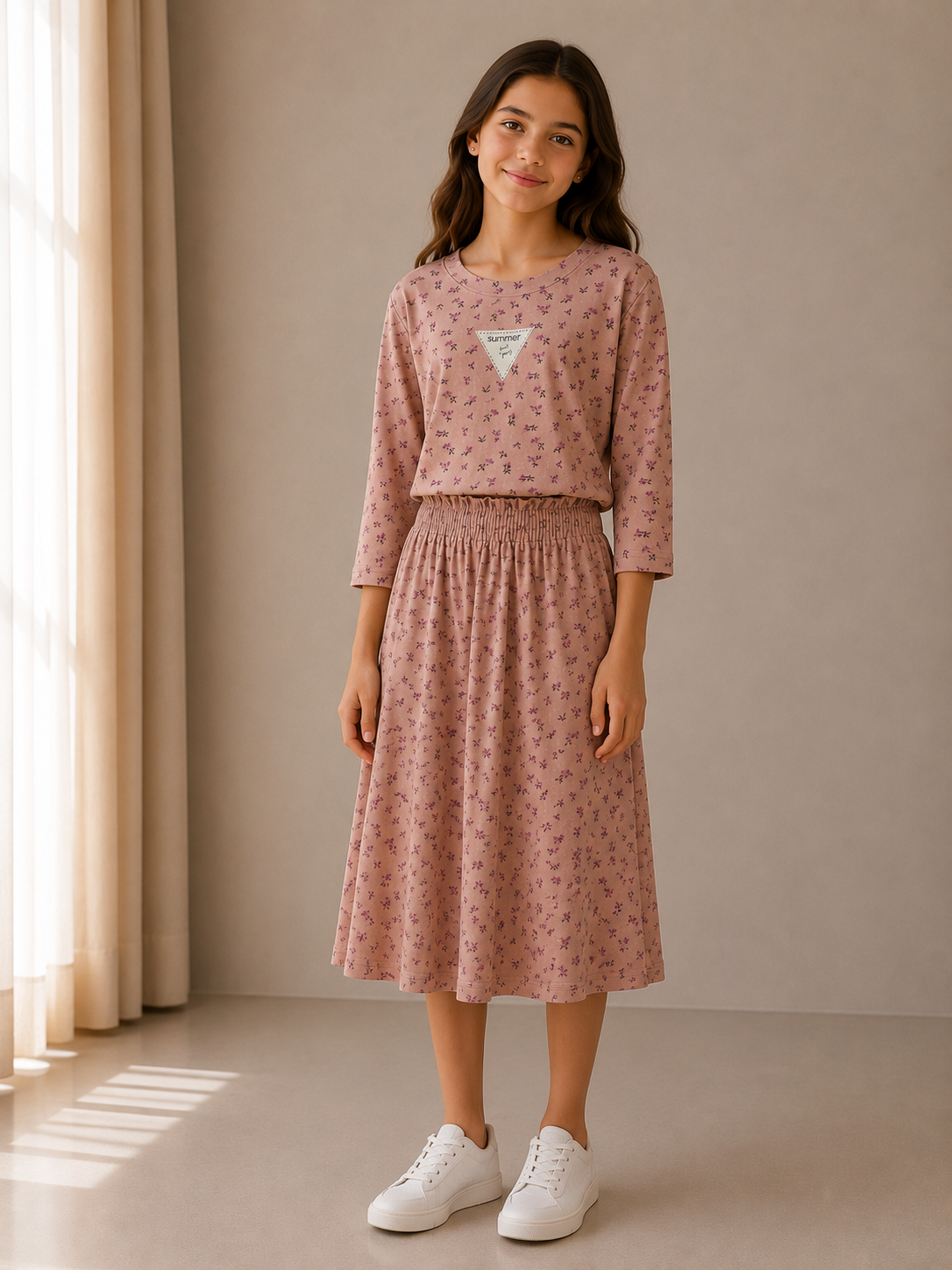 Pink floral Fruit Party set