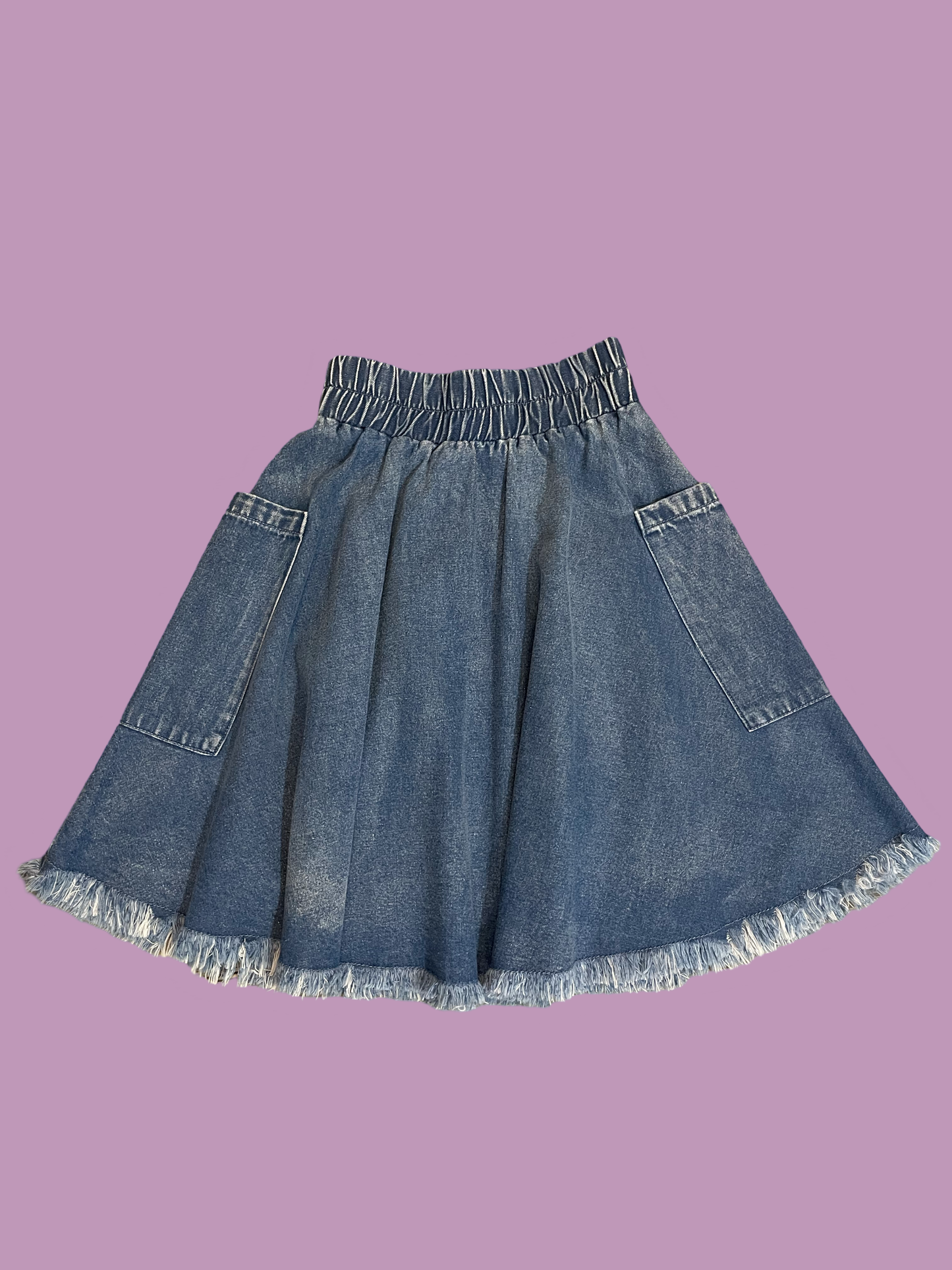 Denim Pocket Skirt