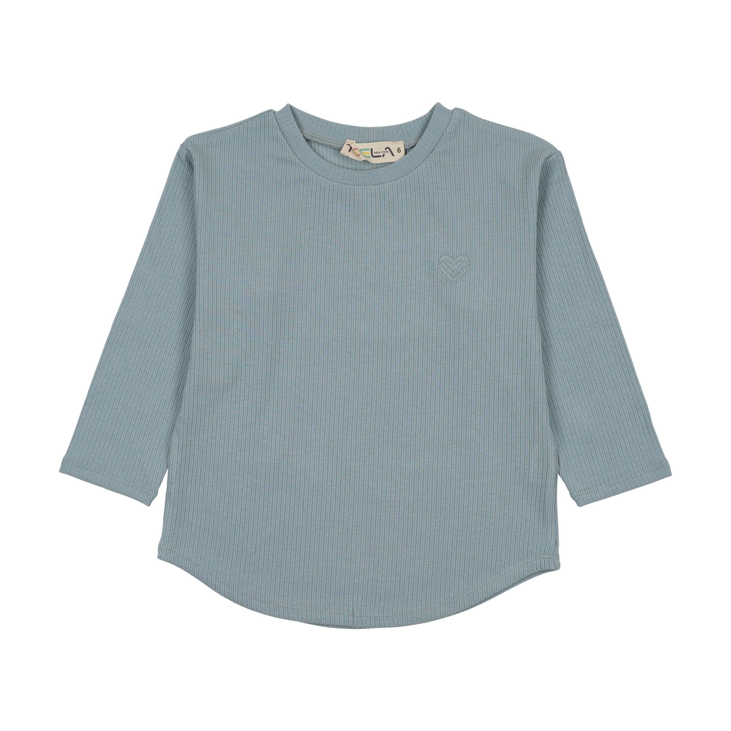 Powder Blue Ribbed Set