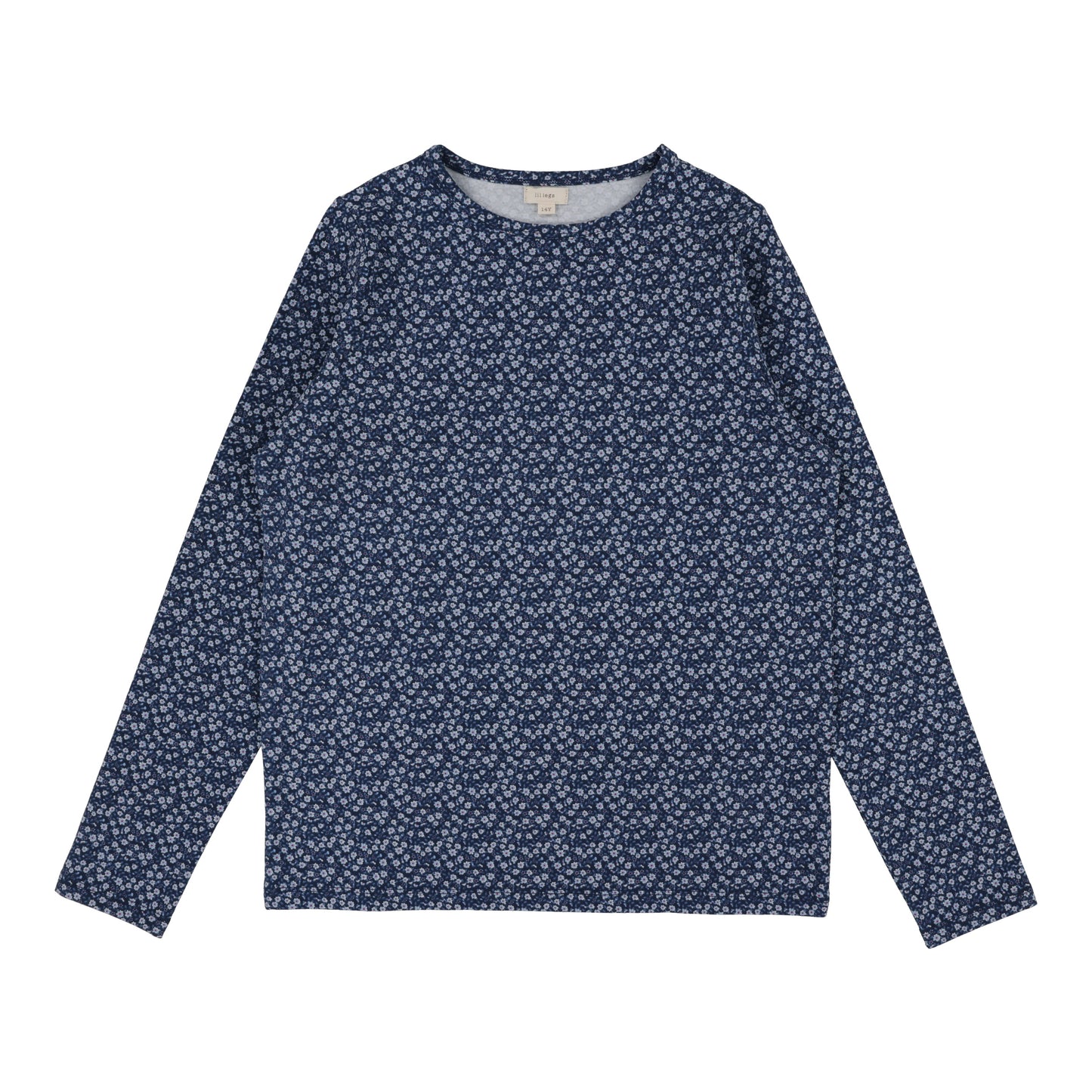 POPPY NAVY FLORAL TEE LONG SLEEVE