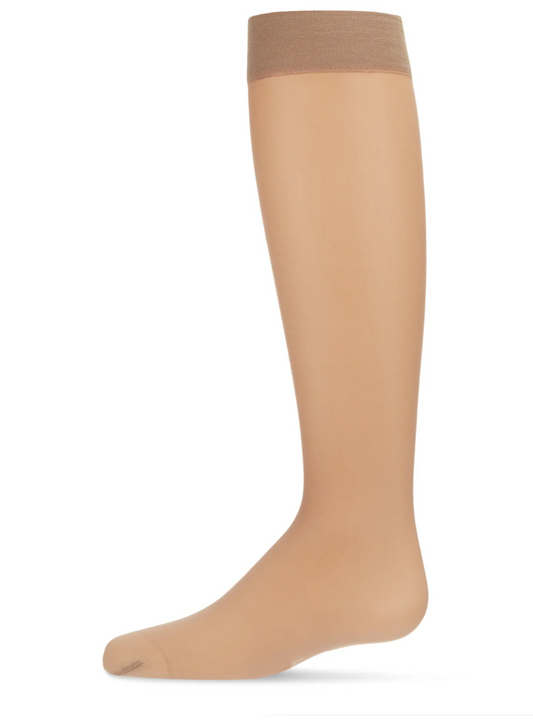 GIRLS HONEY BASIC SHEER KNEE HIGH 30D