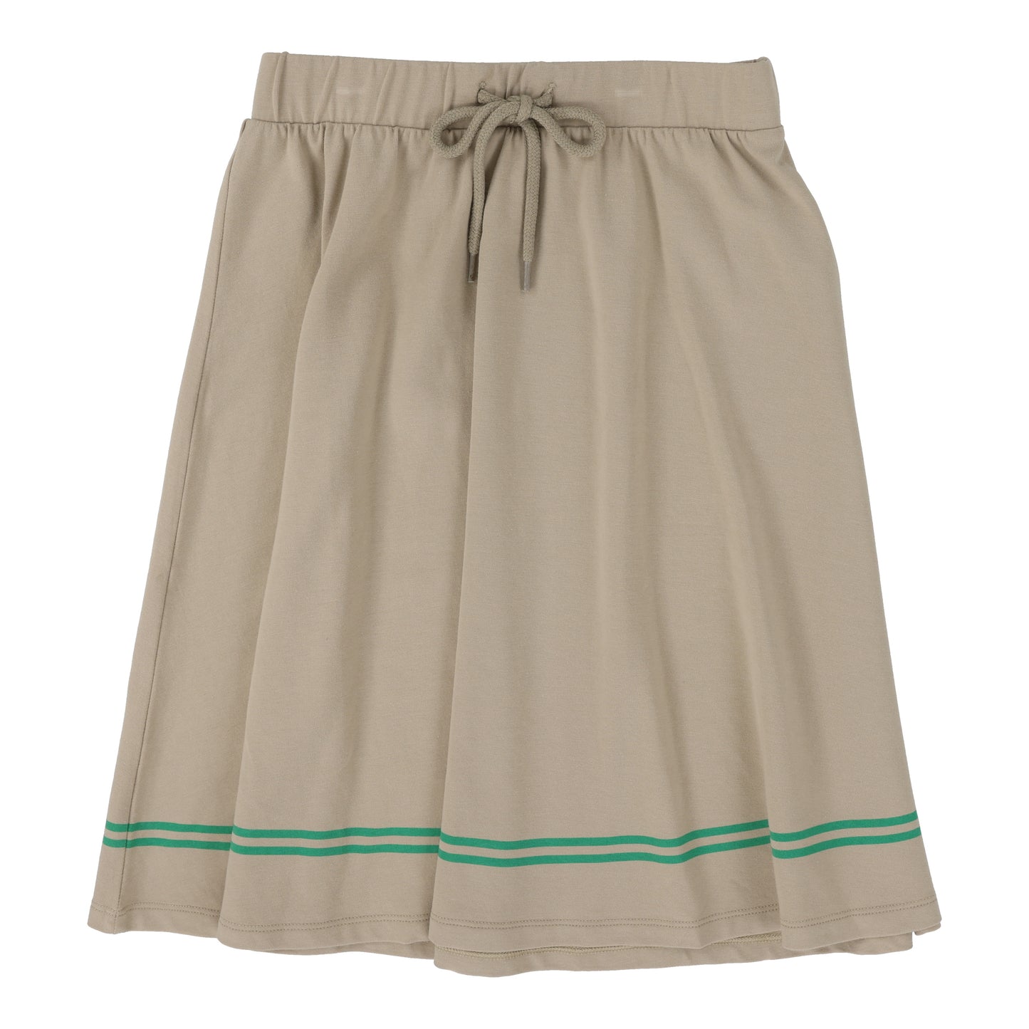TAUPE FLOWER LONG SLEEVE SKIRT SET